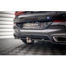 Mittlerer Diffusor Heck Ansatz DTM Look für V.3 BMW X6 M-Paket G06 schwarz matt