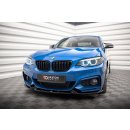 Front Ansatz V.2 für BMW 2 M-Paket F22 schwarz Hochglanz