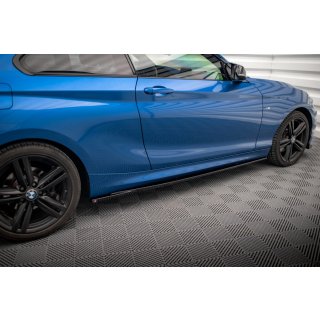 Seitenschweller Ansatz für BMW 2 M-Paket F22 schwarz matt