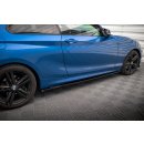 Seitenschweller Ansatz für BMW 2 M-Paket F22 schwarz...