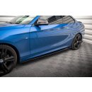 Seitenschweller Ansatz für BMW 2 M-Paket F22 schwarz matt