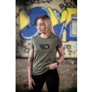 Womens Khaki T-shirt