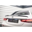 Spoiler CAP für Mercedes-Benz E Limousine AMG-Line W213 Facelift schwarz Hochglanz