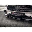 Front Ansatz V.1 für Mercedes-Benz E AMG-Line W213 Facelift schwarz matt