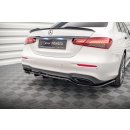 Mittlerer Diffusor Heck Ansatz DTM Look für Mercedes-Benz E AMG-Line W213 Facelift Carbon Look