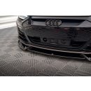 Front Ansatz V.1 für Audi e-Tron GT / RS GT Mk1 schwarz Hochglanz