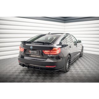 Heck Ansatz Flaps Diffusor für BMW 3er GT F34 schwarz matt