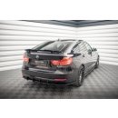 Heck Ansatz Flaps Diffusor für BMW 3er GT F34 schwarz matt