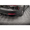 Heck Ansatz Flaps Diffusor für BMW 3er GT F34 schwarz matt