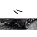 Heck Ansatz Flaps Diffusor V.2 für Audi RSQ8 Mk1 schwarz Hochglanz