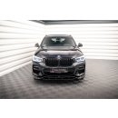 Front Ansatz für BMW X3 M40d G01 schwarz matt