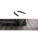 Heck Ansatz Flaps Diffusor für BMW X3 M40d G01 schwarz matt