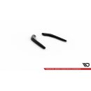 Heck Ansatz Flaps Diffusor für BMW X3 M40d G01 Carbon Look