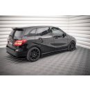 Seitenschweller Ansatz für Mercedes-Benz B W246 Facelift schwarz matt