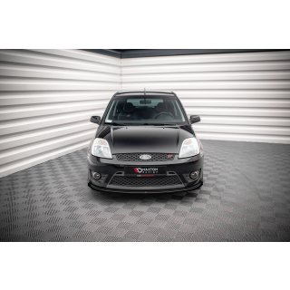 Street Pro Front Ansatz für +Flaps für V.1 + Flaps Ford Fiesta ST Mk6 schwarz Hochglanz