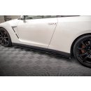 Seitenschweller Ansatz für Nissan GTR R35 Facelift Carbon Look