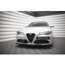 Front Ansatz V.2 für Alfa Romeo Giulia Sport schwarz Hochglanz