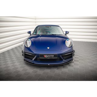 Front Ansatz V.1 für Porsche 911 Carrera Aero 992 schwarz matt