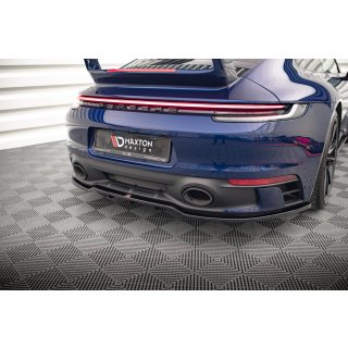 Mittlerer Diffusor Heck Ansatz DTM Look für V.1 Porsche 911 Carrera Aero 992 schwarz Hochglanz