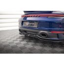 Mittlerer Diffusor Heck Ansatz DTM Look für V.2 Porsche 911 Carrera Aero 992 schwarz Hochglanz