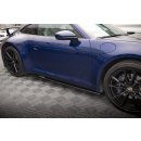 Seitenschweller Ansatz für V.1 für Porsche 911 Carrera Aero 992 schwarz Hochglanz