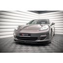 Front Ansatz V.1 für Porsche Panamera / Panamera Diesel 970 schwarz Hochglanz