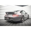 Mittlerer Diffusor Heck Ansatz DTM Look für Porsche 911 Carrera / Carrera GTS 997 Facelift schwarz Hochglanz