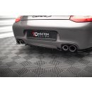 Mittlerer Diffusor Heck Ansatz DTM Look für Porsche 911 Carrera / Carrera GTS 997 Facelift schwarz Hochglanz