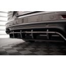 Mittlerer Diffusor Heck Ansatz DTM Look für Porsche Panamera E-Hybrid 971 schwarz Hochglanz