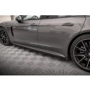 Seitenschweller Ansatz für Porsche Panamera E-Hybrid 971 Carbon Look