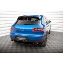 Mittlerer Diffusor Heck Ansatz für Porsche Macan Mk1 Carbon Look