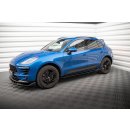 Seitenschweller Ansatz für Porsche Macan Mk1 schwarz matt