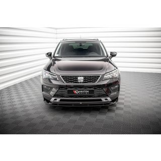 Front Ansatz für Seat Ateca Mk1 schwarz matt