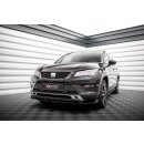 Front Ansatz für Seat Ateca Mk1 schwarz matt