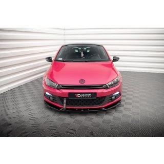 Front Ansatz V.3 für Volkswagen Scirocco Mk3 schwarz Hochglanz