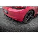 Heck Ansatz Flaps Diffusor für Volkswagen Scirocco Mk3 schwarz Hochglanz