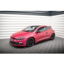 Seitenschweller Ansatz für Volkswagen Scirocco Mk3 schwarz Hochglanz