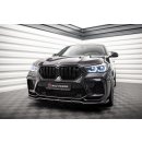 Front Ansatz V.1 für BMW X6 M F96 schwarz Hochglanz