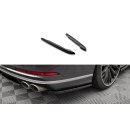 Heck Ansatz Flaps Diffusor für Audi S8 D5 schwarz Hochglanz