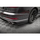 Heck Ansatz Flaps Diffusor für Audi S8 D5 schwarz Hochglanz