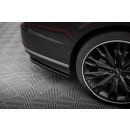 Heck Ansatz Flaps Diffusor für Audi S8 D5 schwarz Hochglanz