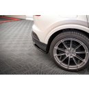 Mittlerer Diffusor Heck Ansatz DTM Look für Audi Q4 e-tron Sportback Mk1 schwarz Hochglanz