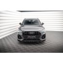 Front Ansatz V.1 für Audi Q3 S-Line F3 schwarz...