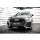 Front Ansatz V.1 für Audi Q3 S-Line F3 schwarz Hochglanz