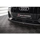 Front Ansatz V.2 für Audi Q3 S-Line F3 schwarz matt