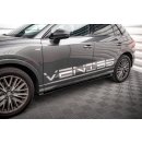 Seitenschweller Ansatz für Audi Q3 S-Line F3 Carbon Look