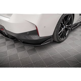 Heck Ansatz Flaps Diffusor V.1 für BMW 2 Coupe M-Paket G42 schwarz matt