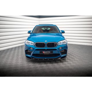 Front Ansatz V.3 für BMW X5 M F15 / X6 M F86 schwarz Hochglanz