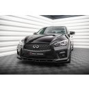 Front Ansatz V.2 für Infiniti Q50 S Mk1 schwarz Hochglanz