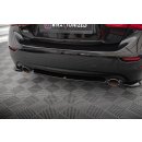 Mittlerer Diffusor Heck Ansatz für Infiniti Q50 S Mk1 Carbon Look